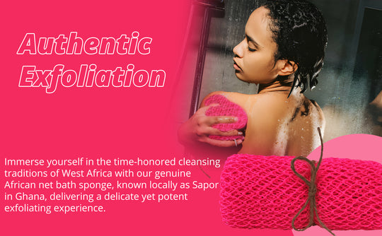 Herbal Infused African Exfoliating Net/Sponge